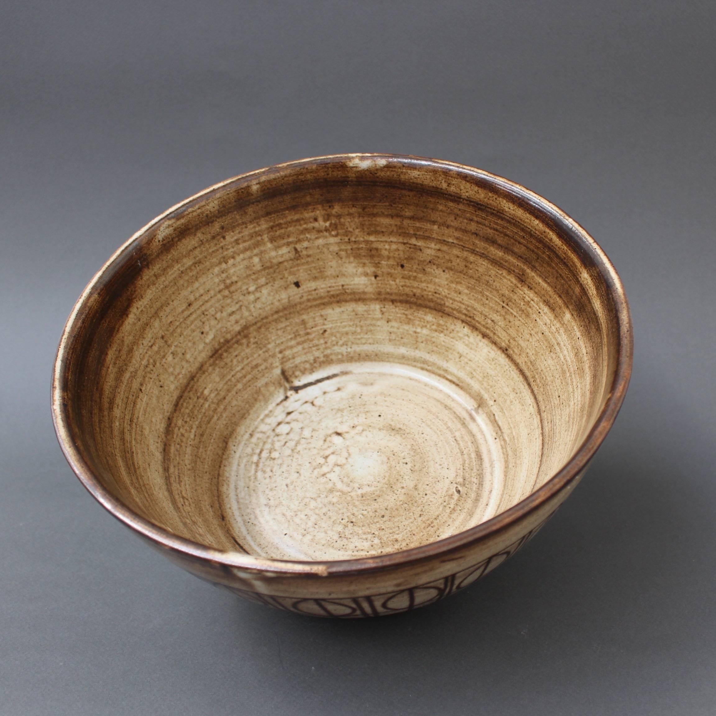 Decorative Ceramic Bowl by Jacques Pouchain, Atelier Dieulefit, circa 1960s 3