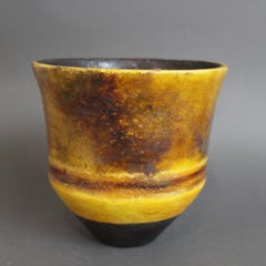 Vintage Italian Ceramic Cachepot by Guido Gambone (circa 1960s)