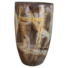 Vintage French Ceramic Vase by Alexandre Kostanda (circa 1960s)