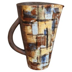 Vintage French Ceramic Jug by Alexandre Kostanda (circa 1960s)