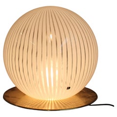 Vintage Italian Murano Glass Globe Table Lamp by ITRE (circa 1970s) - Large