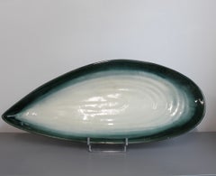 Decorative French Ceramic Tray Attributed to Pol Chambost (circa 1950s) - Large