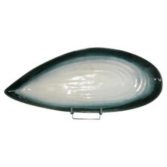 Decorative French Ceramic Tray Attributed to Pol Chambost (circa 1950s) - Large