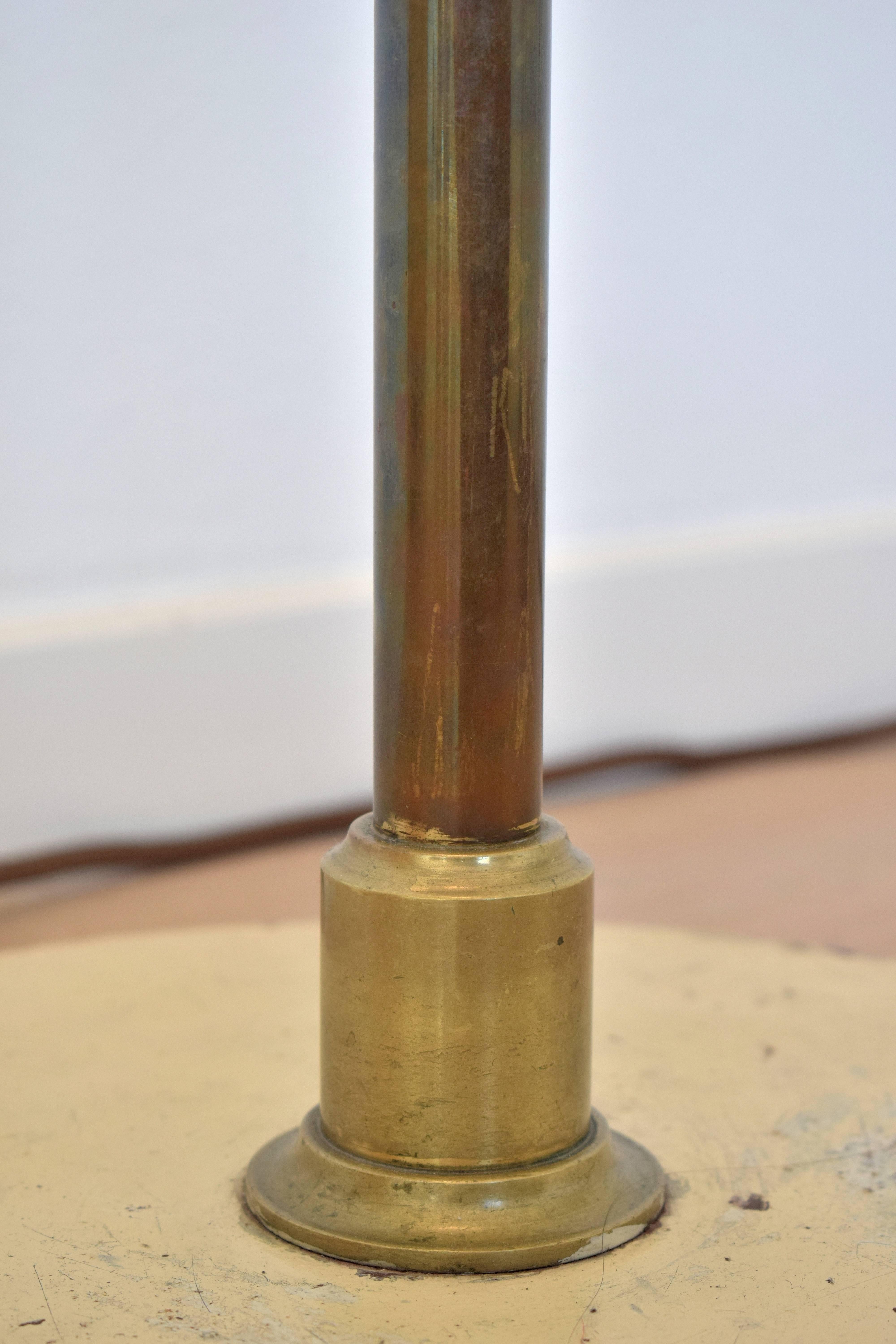 Poul Henningsen PH 5/3 brass Floor Lamp Very Rare  In Good Condition For Sale In Stenlose, DK