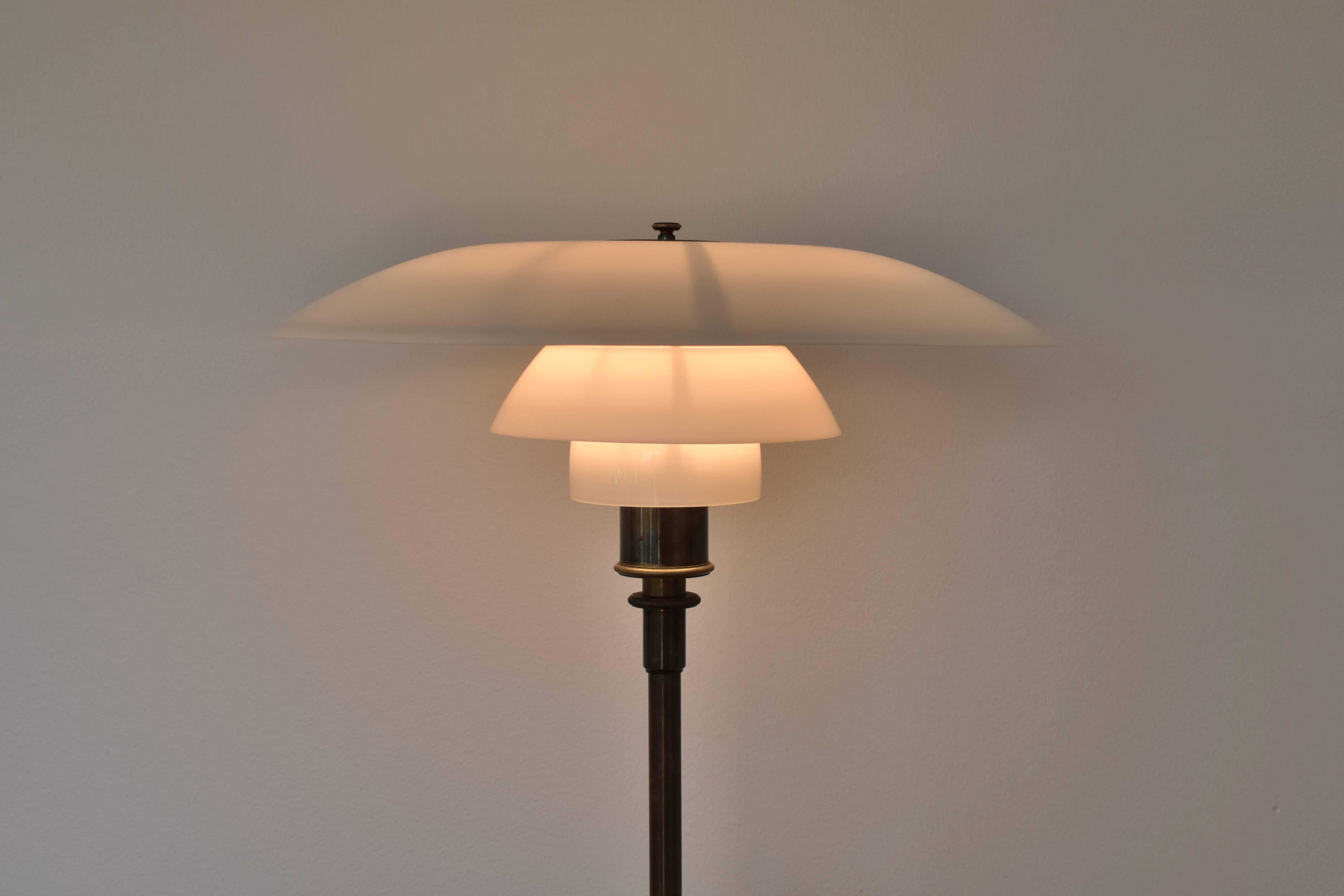 Poul Henningsen PH 5/3 brass Floor Lamp Very Rare  For Sale 1