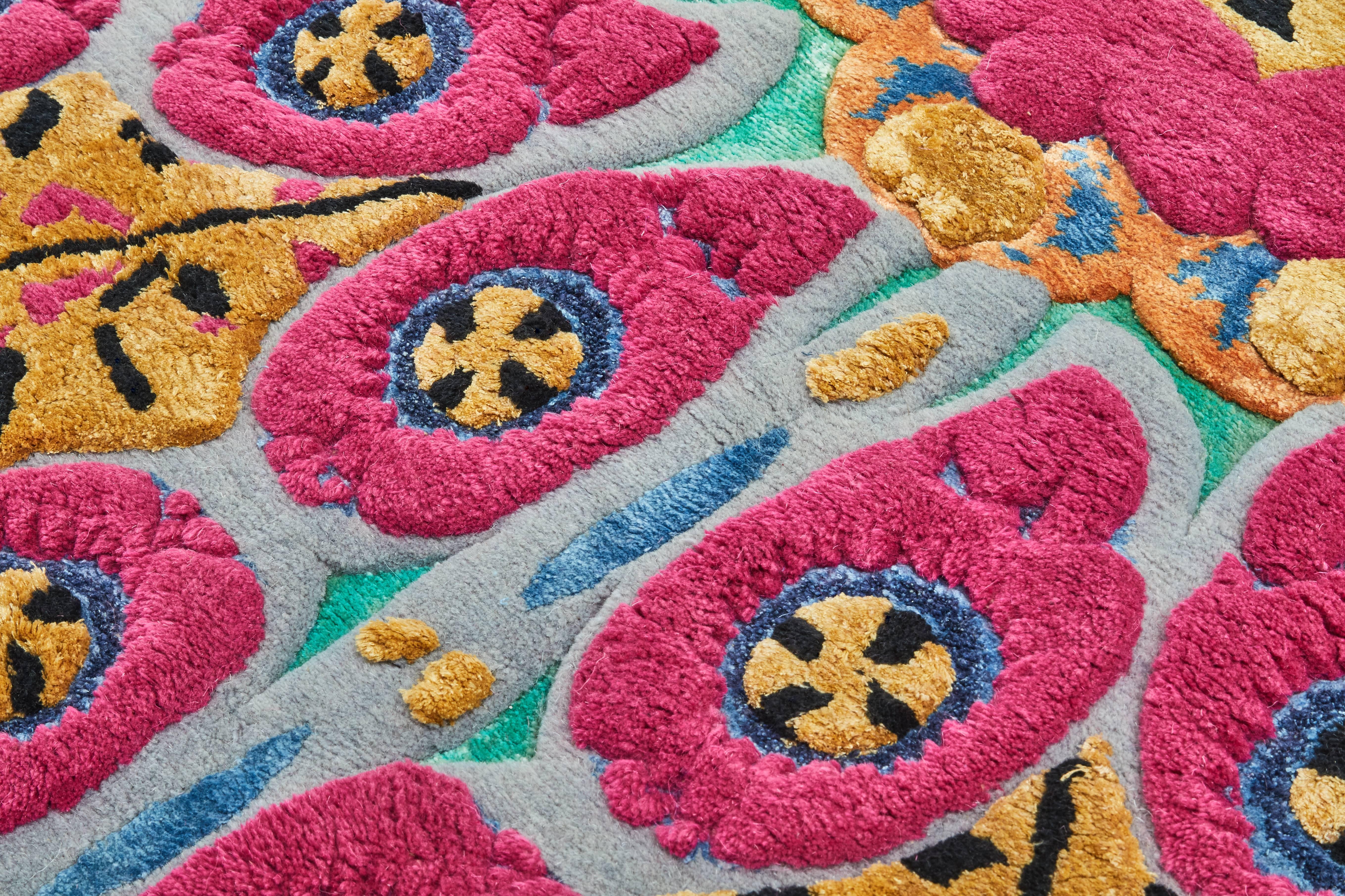 Contemporary Cangaco, contemporary rug designed for Nodus by Fernando & Humberto Campana For Sale