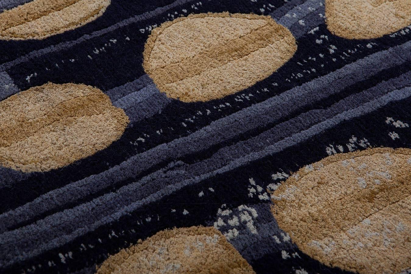 Amaurodes Chernobilis, Hand-Knotted Rug Designed for Nodus by Lanzavecchia + Wai In New Condition For Sale In Milano, IT