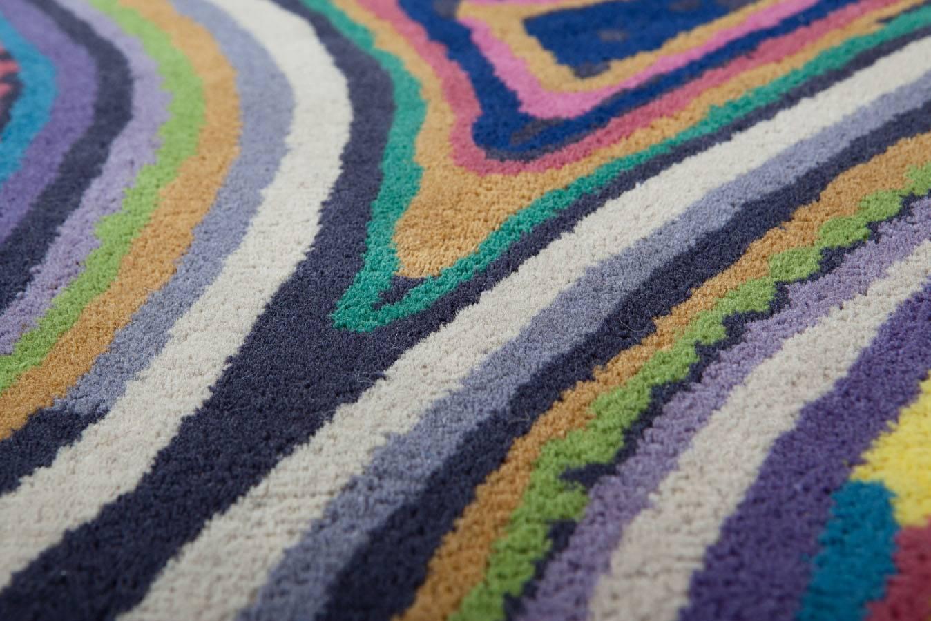 Contemporary Sushi, Handtufted Rug Designed for Nodus by Fernando & Hubmerto Campana For Sale
