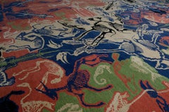 Perished Persian, Hand-Knotted Rug Designed  for Nodus by Studio Job