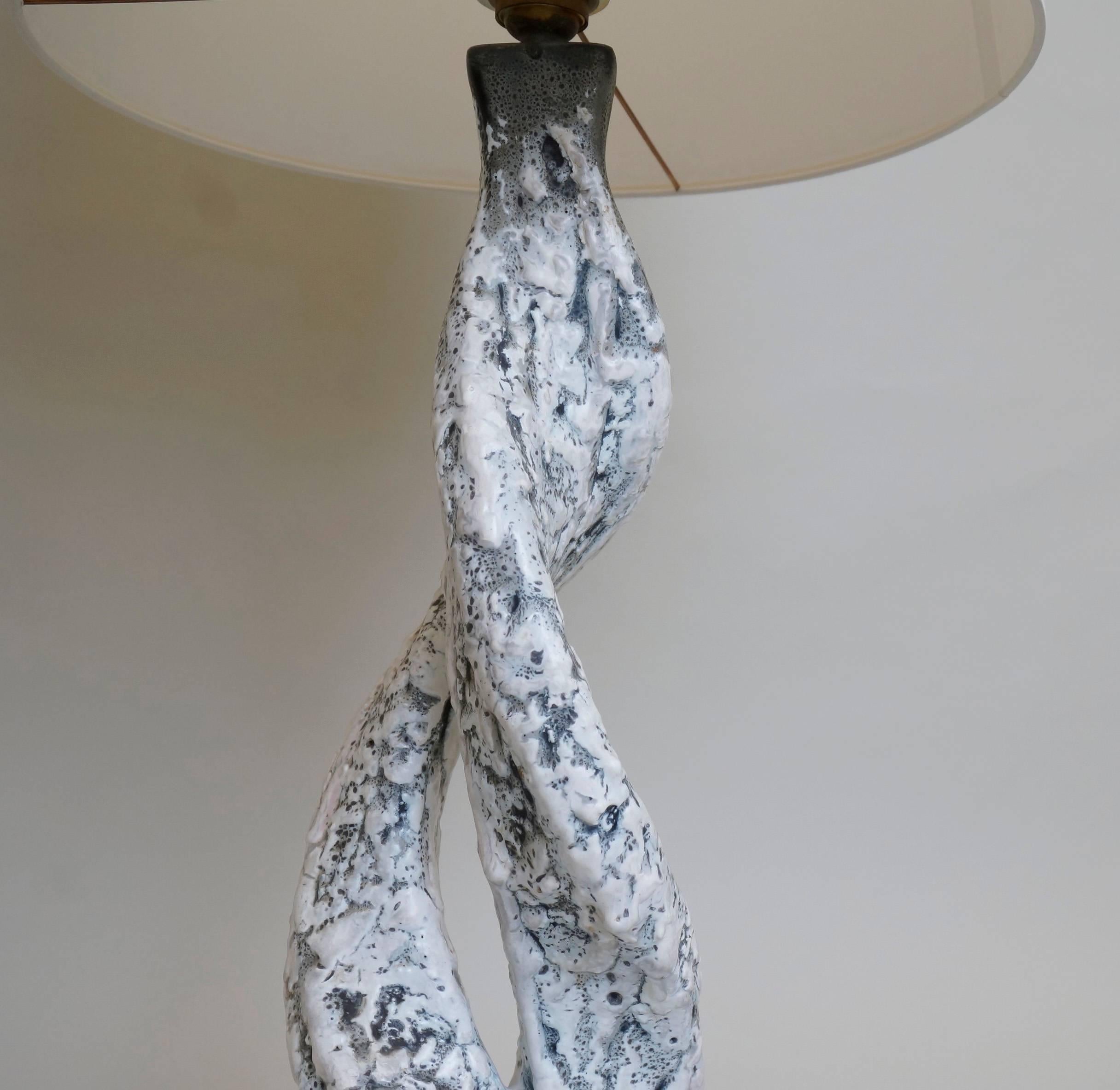 20th Century Louis Giraud Ceramic Table Lamp