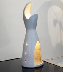 Guillaume Met De Penninghen Free Form Ceramic Table Lamp