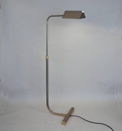 1970 Adjustable Brass Reading Lamp