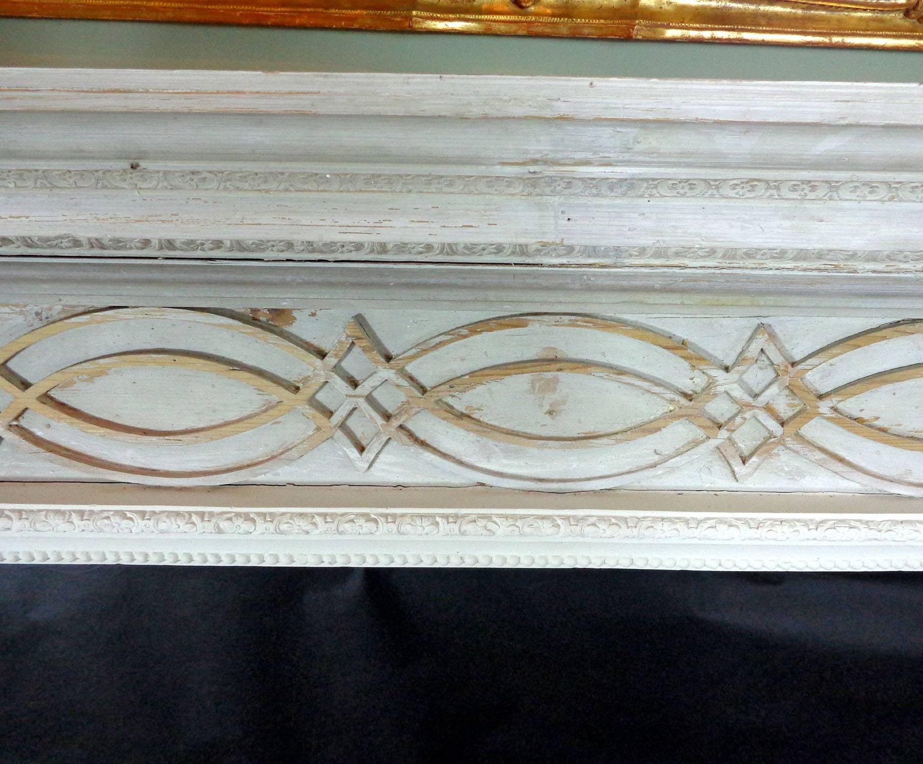 English 18th Century Georgian Style Fireplace Mantel For Sale