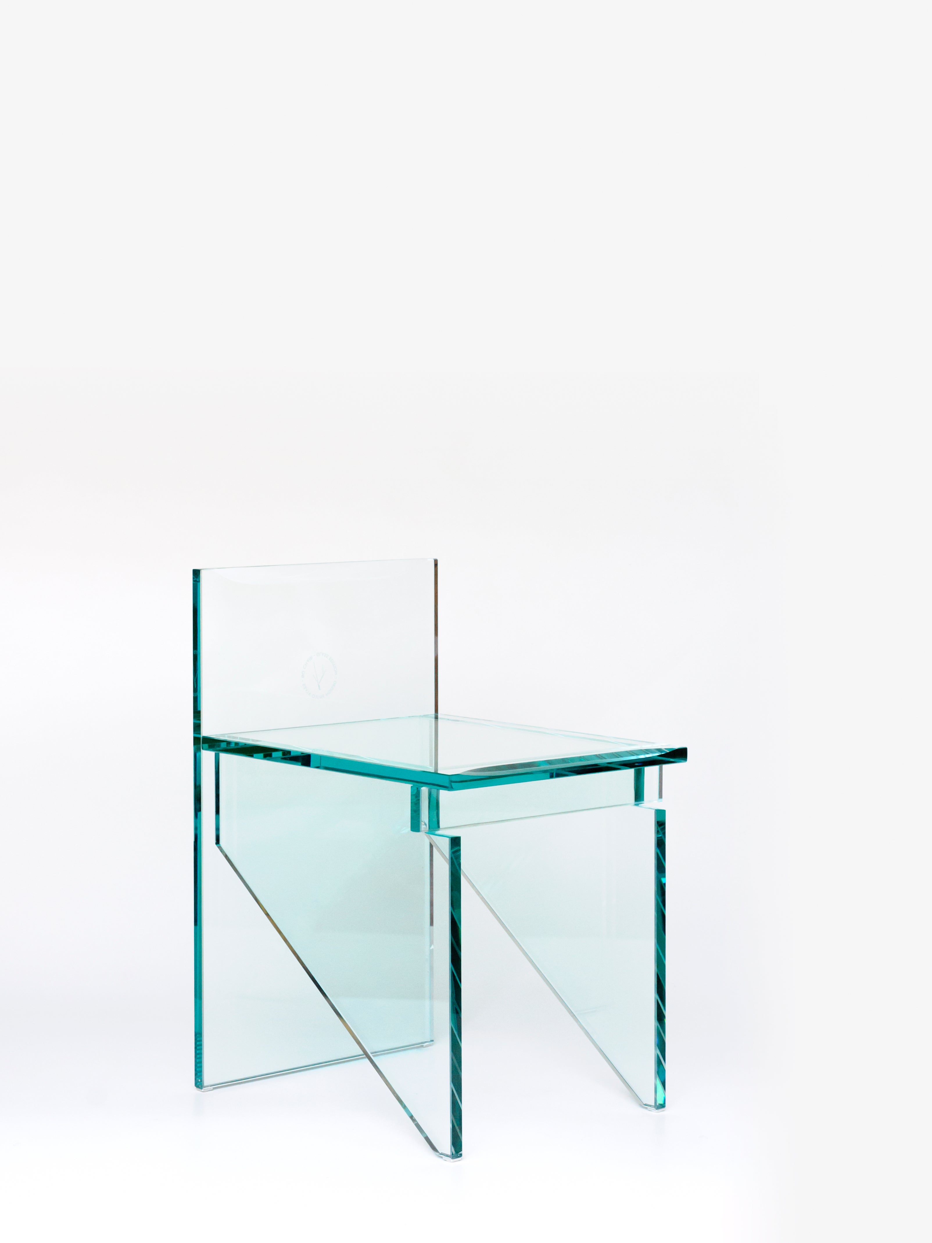 Contemporary Bo Glass Chair By Paulo Alves For Sale At 1stdibs