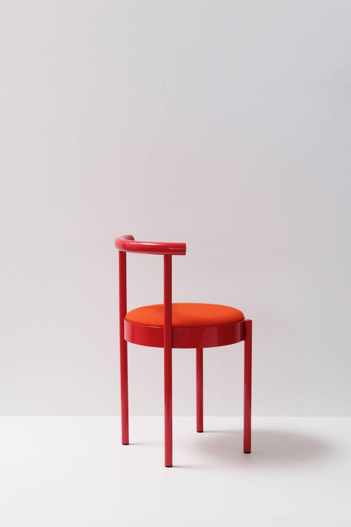 Australian Soft Red Chair by Daniel Emma, Made in Australia For Sale