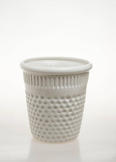 InDito White Vase by Vito Nesta, Made in Italy