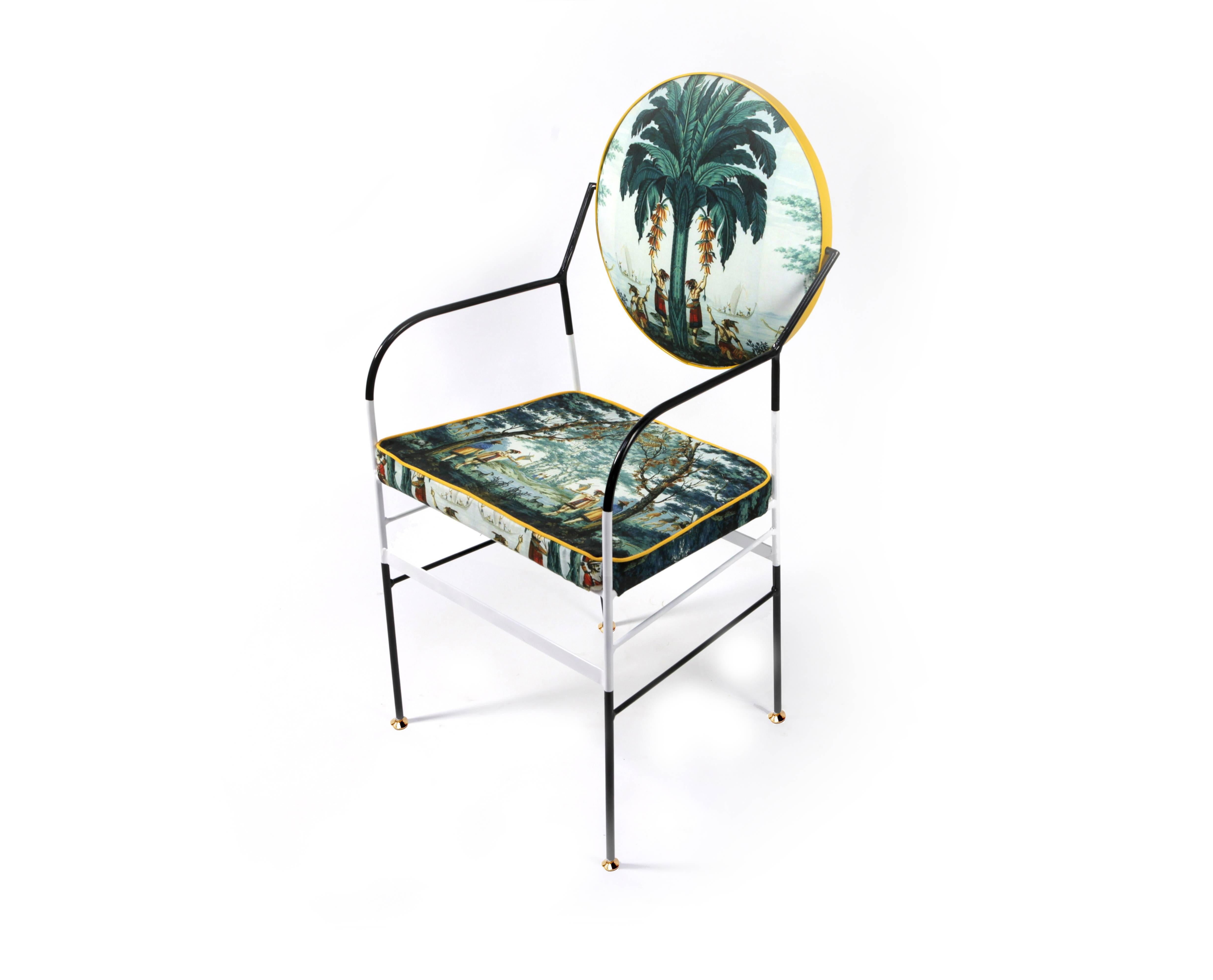 Other Luigina Evasion Exotic Chair by Sotow, Handmade in Italy For Sale