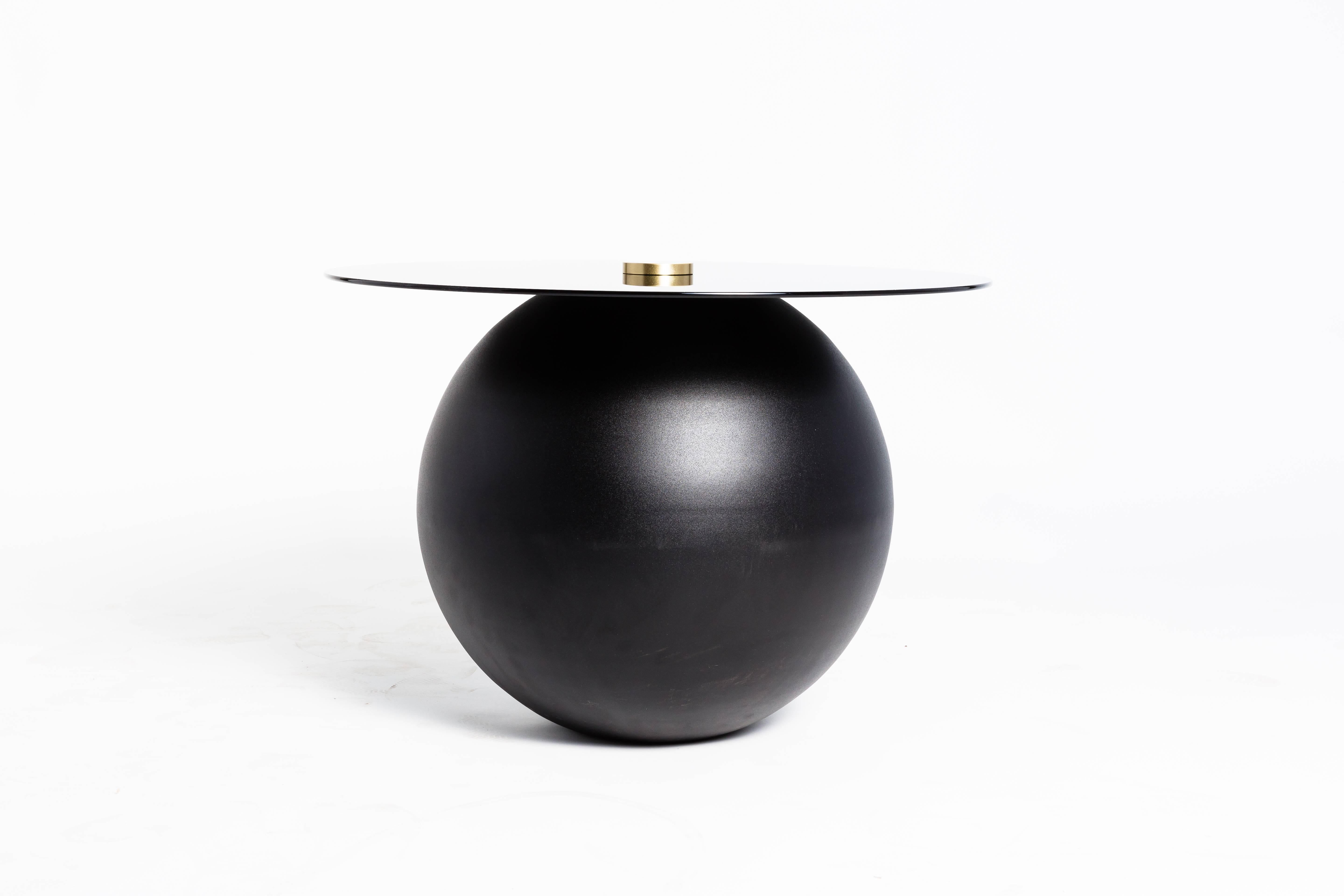 Canadian Pluto Black Coffee Table by Ben Barber Studio For Sale