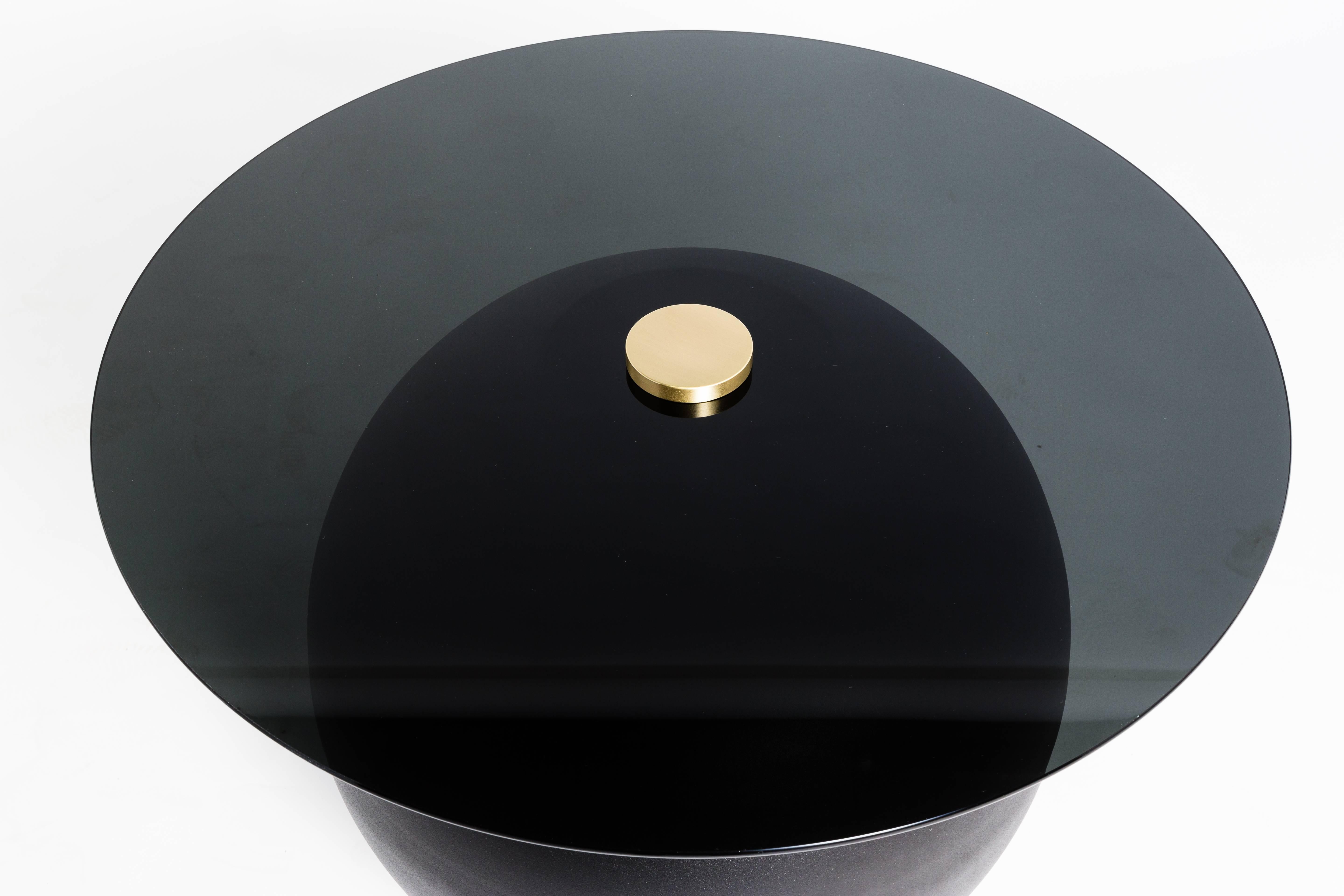 Other Pluto Black Coffee Table by Ben Barber Studio For Sale
