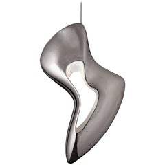 Contemporary Lani Nila Platinum Ceramic Light by Niccolò Poggi, Made in Italy