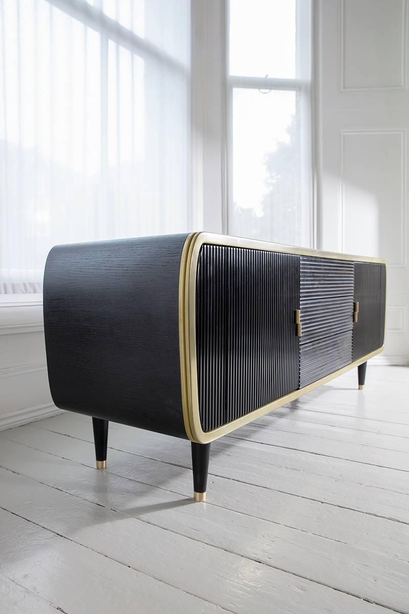 Other Iris Blackened Oak Limited Edition Credenza by Felice James, 2017 For Sale