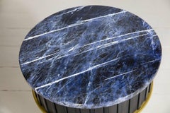 Greta Sodalite Side Table by Felice James, 2017