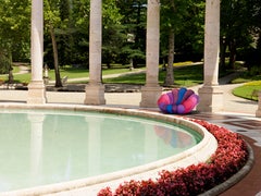 Anemone Red Armchair by Giancarlo Zema for Giovannetti