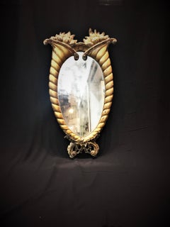 French Belle Époque Mirror in Hand-Carved Gilded Wood Frame, circa 1875-1914