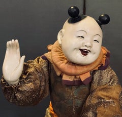 Muñeco «Isho Ningyō» japonés del periodo Edo que representa a un niño chino actuando, circa 1750-1800