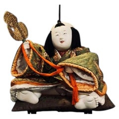 Importante bambola imperiale giapponese "Gosho Ningyō", Periodo Edo, 1750 circa