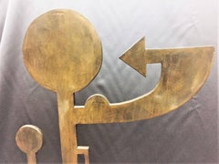 T. Truitt, Modern American Abstract Anodized Iron Sculpture, ca. 1974