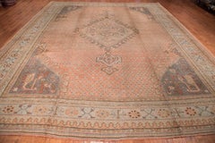 Soft Pink Large Antique Oushak Rug