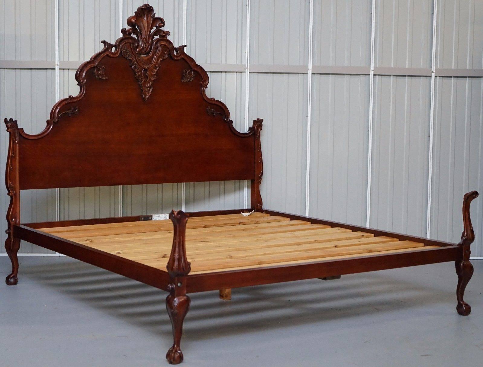 mahogany california king bed