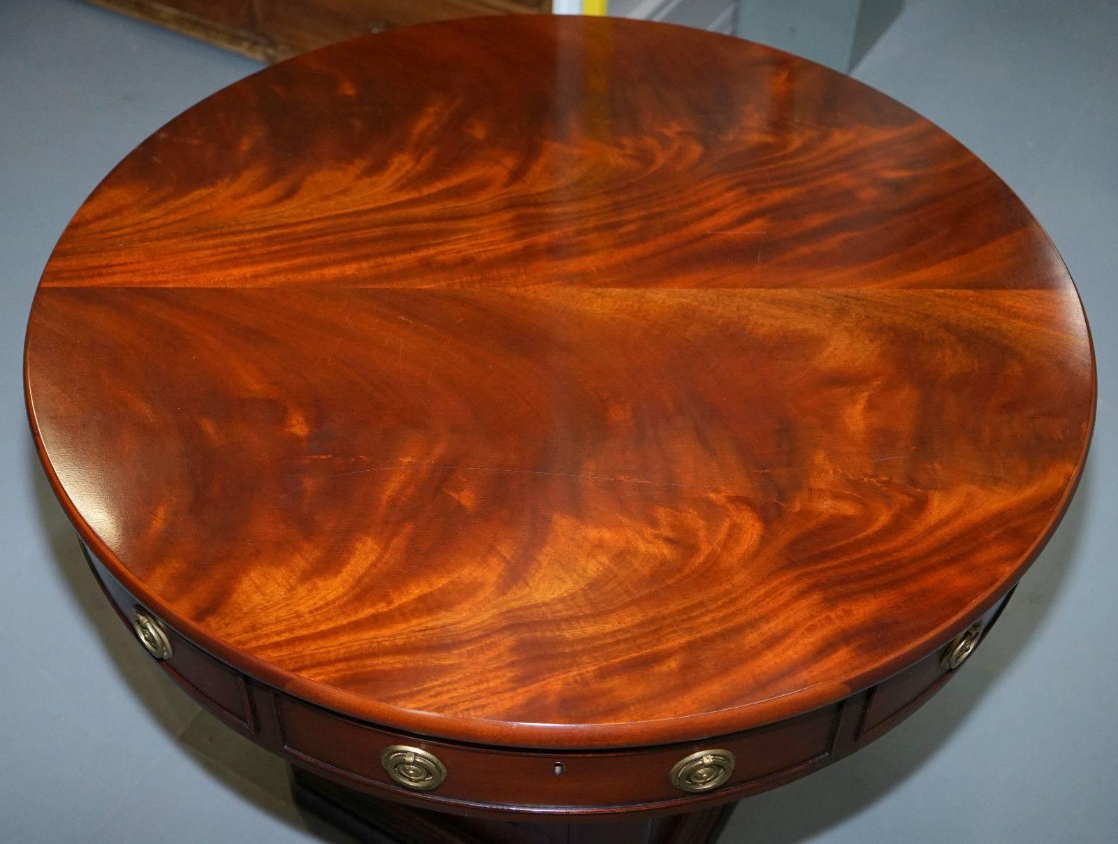 We are delighted to offer for sale this very rare original Ralph Lauren Regency style round Library table made from solid mahogany

This table which has now been discontinued, its just about as fine of an occasional table as you will ever find.
