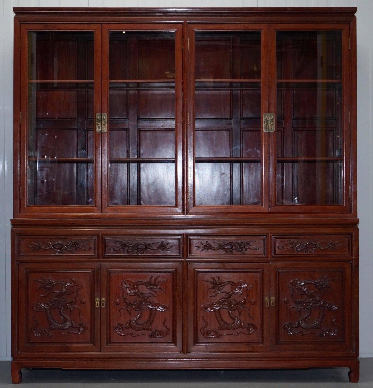 Wimbledon-Furniture

Wimbledon-Furniture is delighted to offer for sale this lovely very rare vintage Chinese Dragon carved solid rosewood dresser cabinet

Please scroll all the way to the bottom of the description for multiple supersized