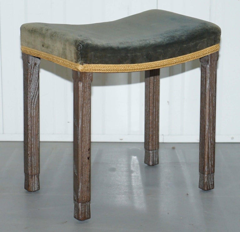 Exceptional 1937 King VI Coronation Chair and Stool Fully