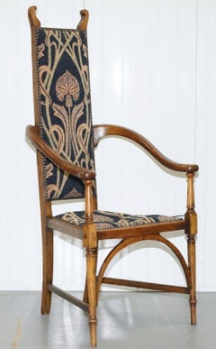 Henry Holmes Gillows Lancaster George III Armchair and Stool HH Stamped