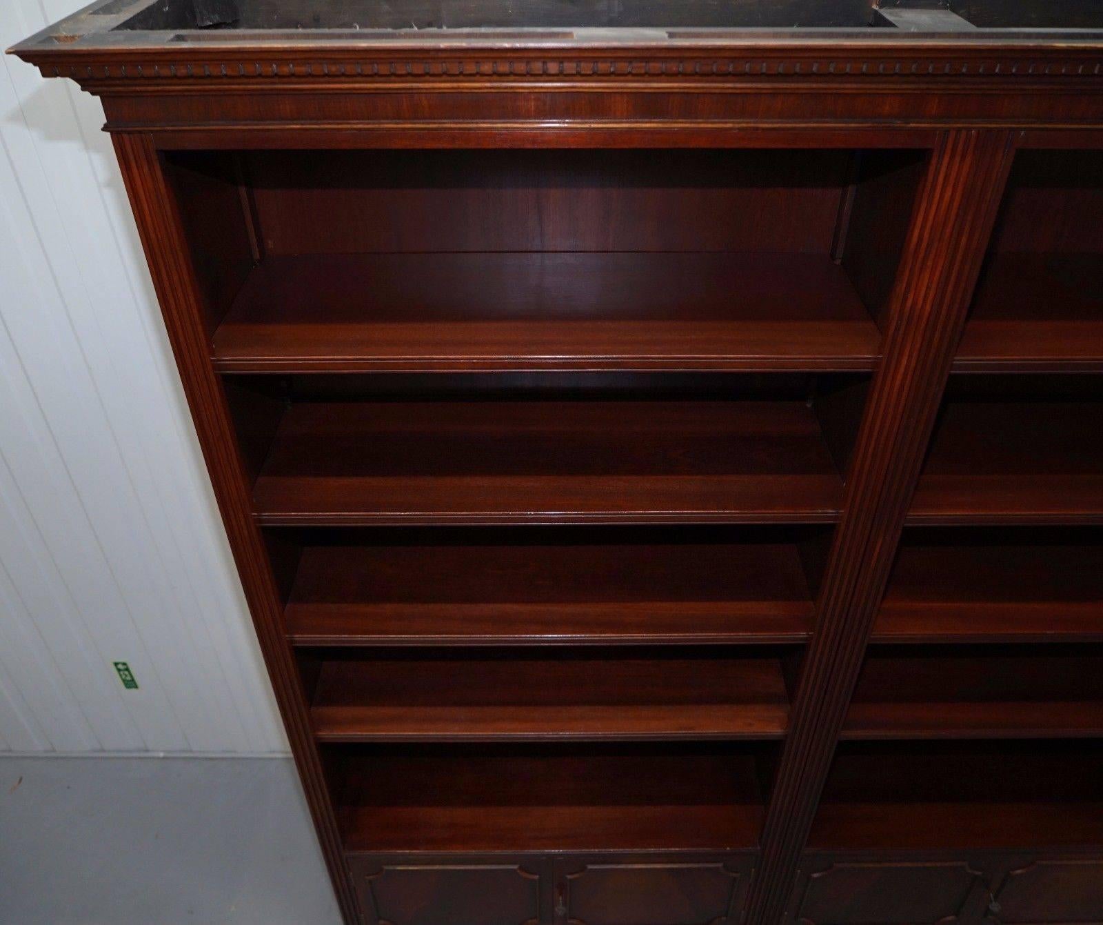 solid mahogany bookcase