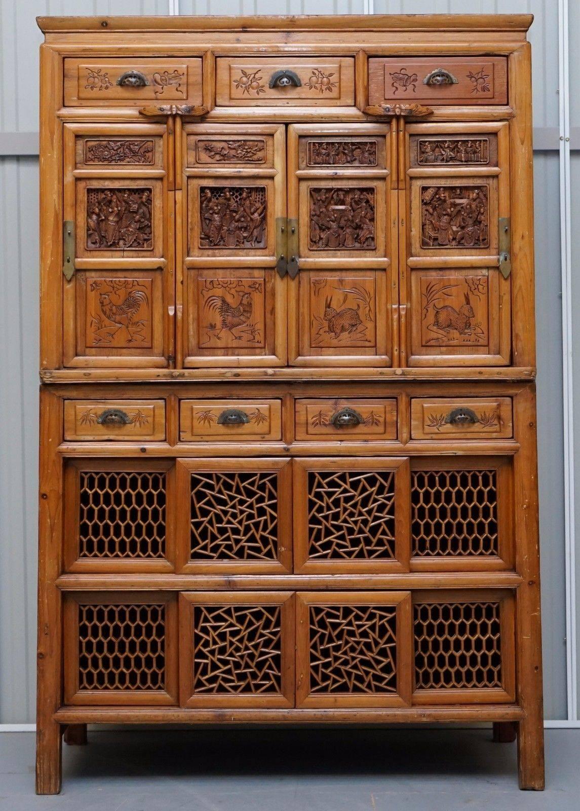 Wimbledon-Furniture

Wimbledon-Furniture is delighted to offer for sale this lovely original hand carved solid teak 100+ year old Chinese chicken coup cupboard with paperwork

Please note the delivery fee listed is just a guide, for an accurate
