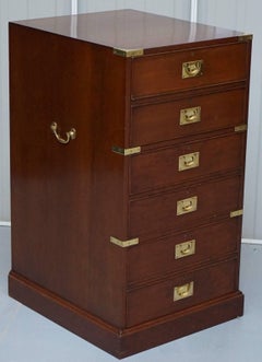Kennedy Harrods London Campaign Large Drawer Filing Cabinet Military Campaign