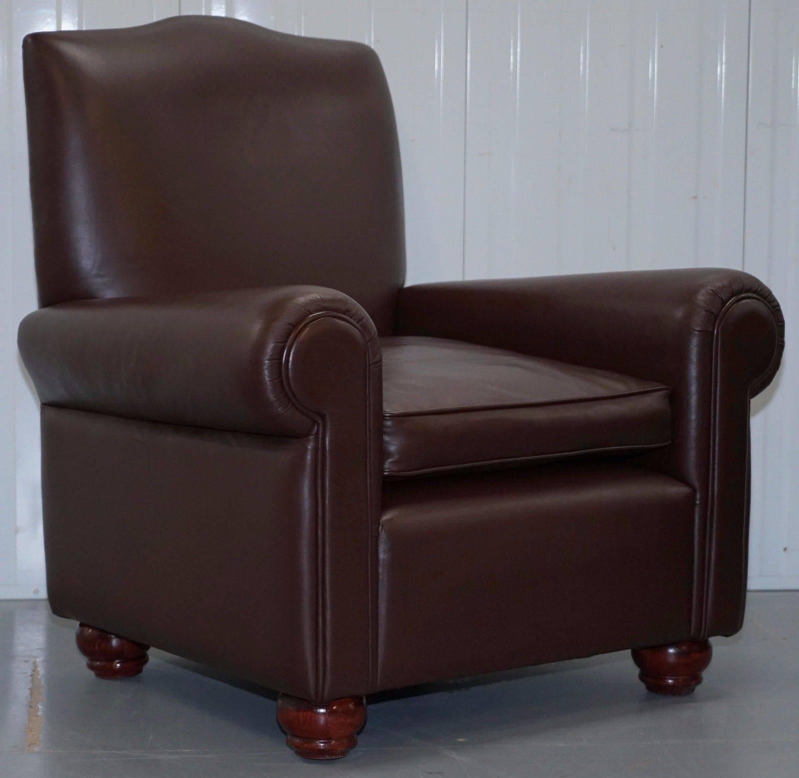 Wimbledon Furniture

We are delighted to offer for sale this absolutely stunning pair of Duresta brown leather luxury Contemporary straight back club armchairs RRP £3900

Please note the delivery fee listed is just a guide, for an accurate quote