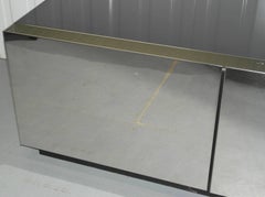 Ipe Cavalli Ironside Contemporary Folded Steel Entertainment Stand