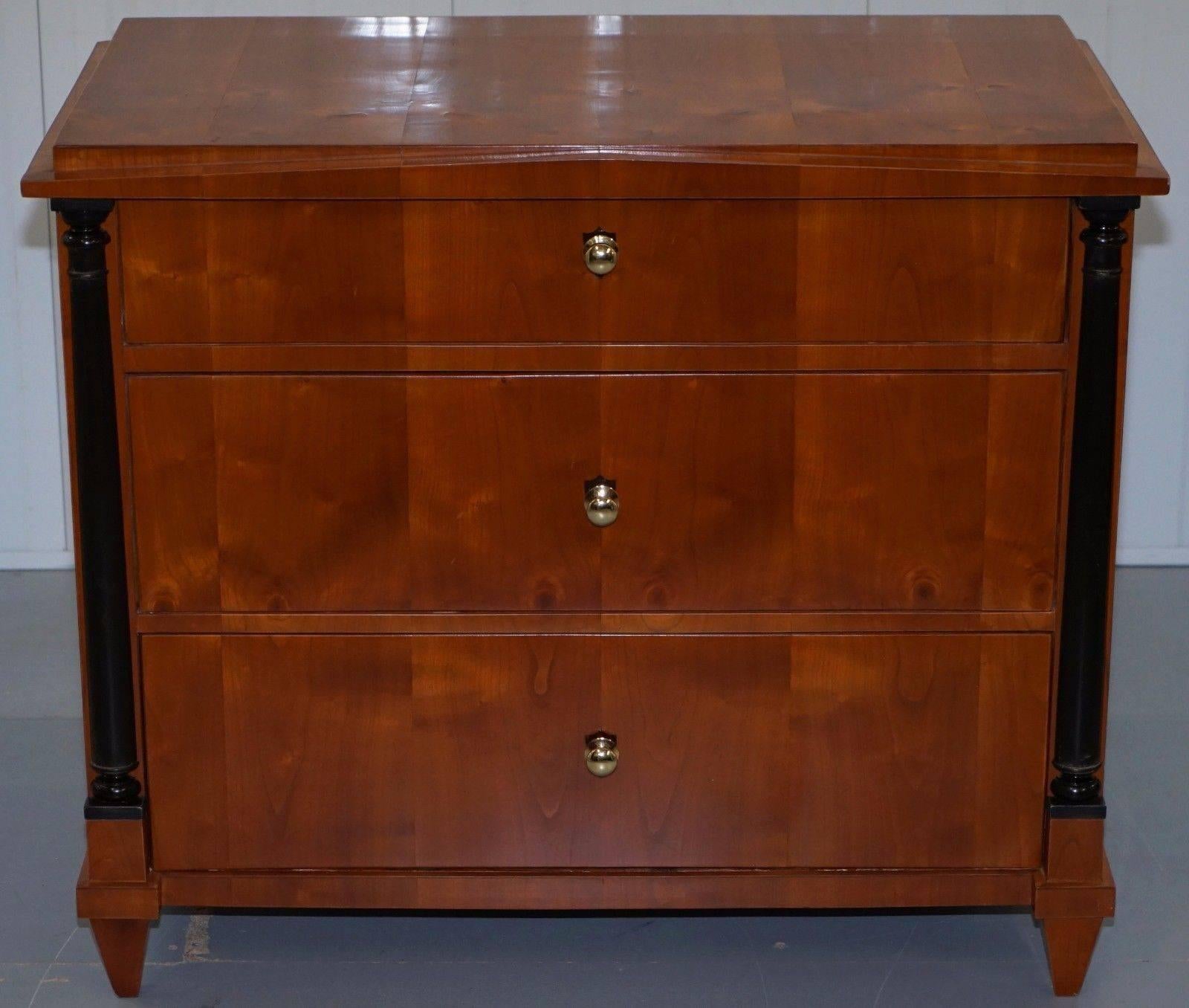 We are delighted to offer for sale this lovely Swedish Biedermeier cherry wood chest of drawers circa 1850

Please note the delivery fee listed is just a guide, for an accurate quote please send me your postcode and I’ll price it up for you

A