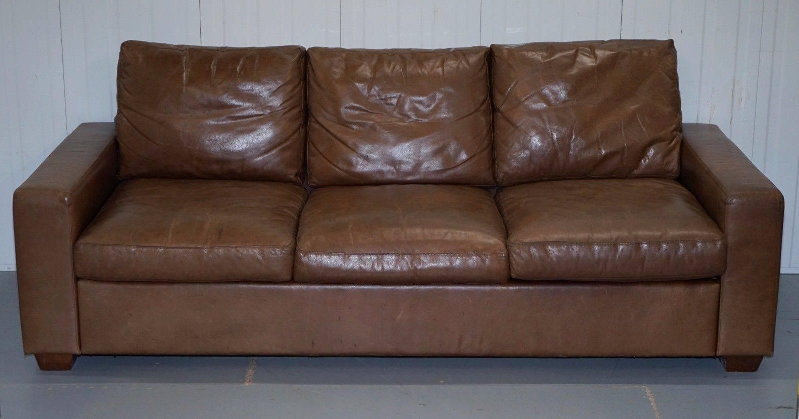 We are delighted to offer for sale this extremely rare contemporary four seater aged brown leather club sofabed

Please note the delivery fee listed is just a guide, for an accurate quote please send me your postcode and I’ll price it up for you

A