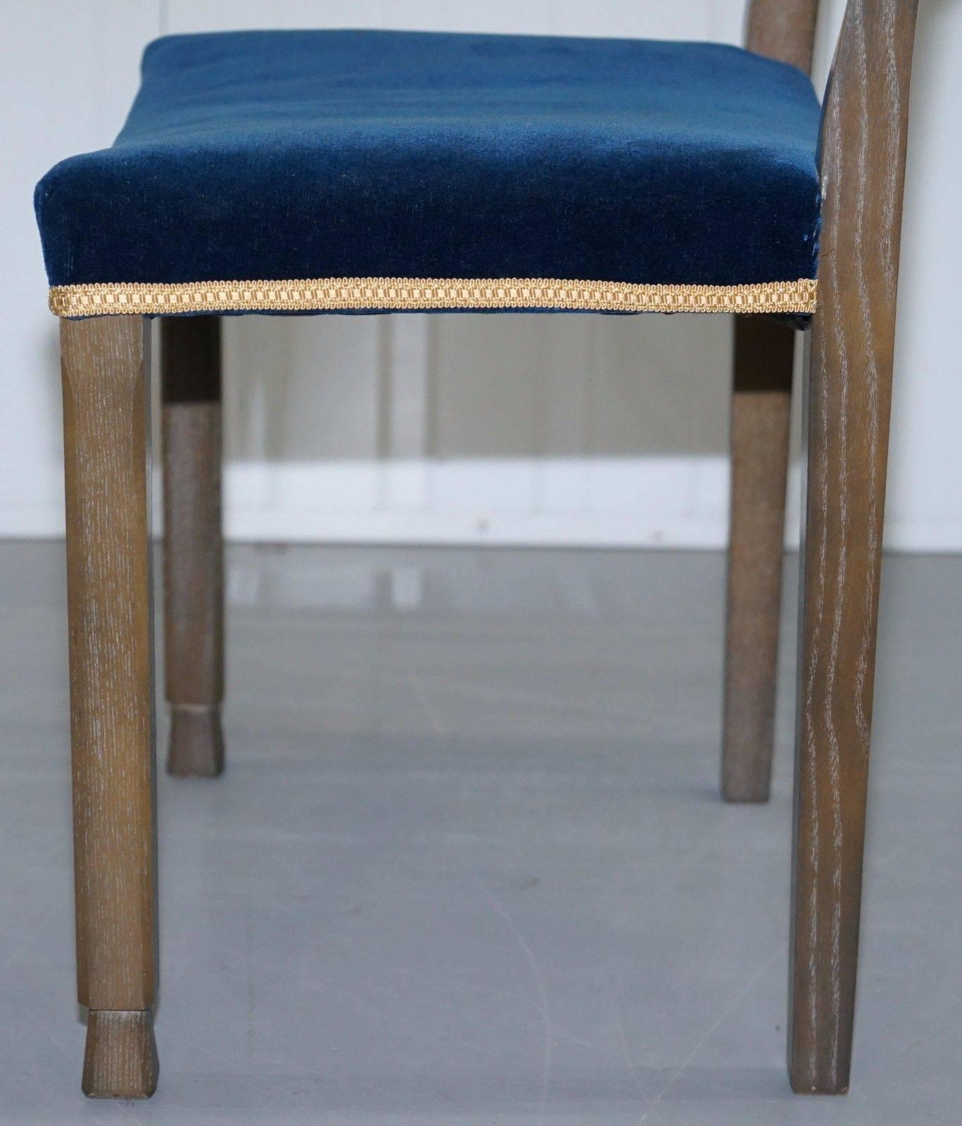 Late 20th Century Silver Jubilee Queen Elizabeth II Coronation  Limed Oak Peers Chair, 1952 - 1977