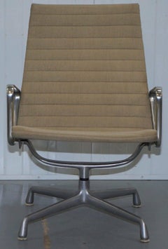 Vitra Eames Herman Miller EA 116 Hopsack Swivel Lounge Armchair Vintage Retro