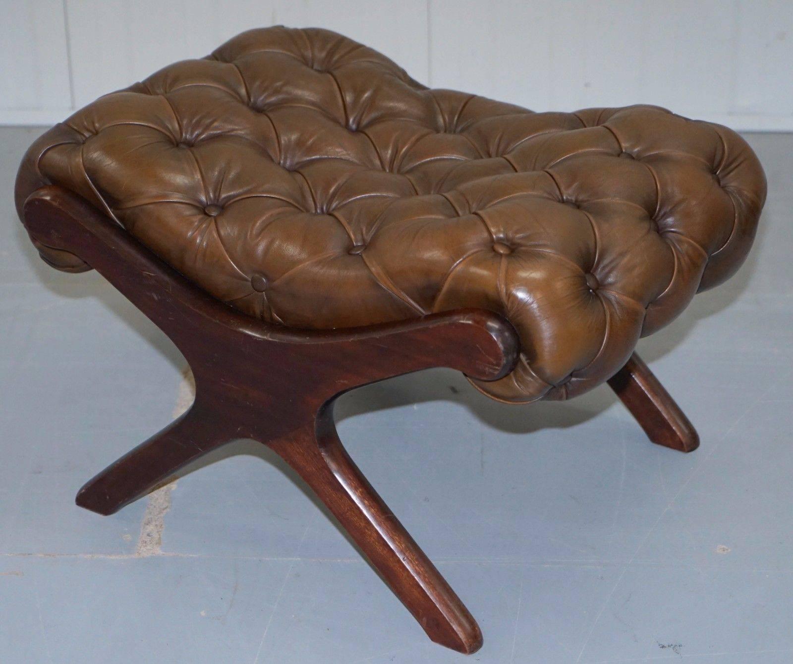 chesterfield ottoman footstool