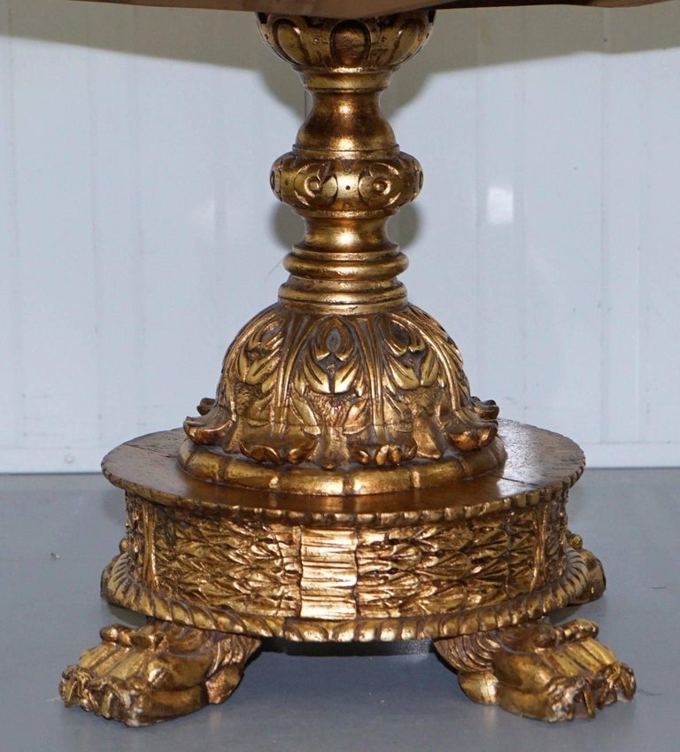 Rare Vintage Gold Leaf Painted Rotating Mirrored Glass Top Wine Coffee Table At 1stdibs