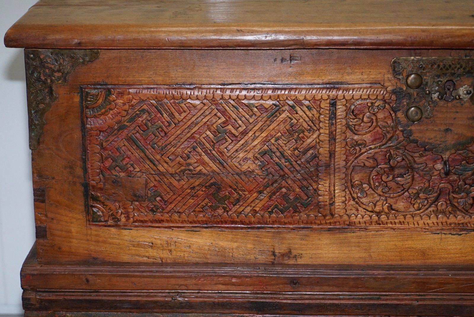 large travelling chest