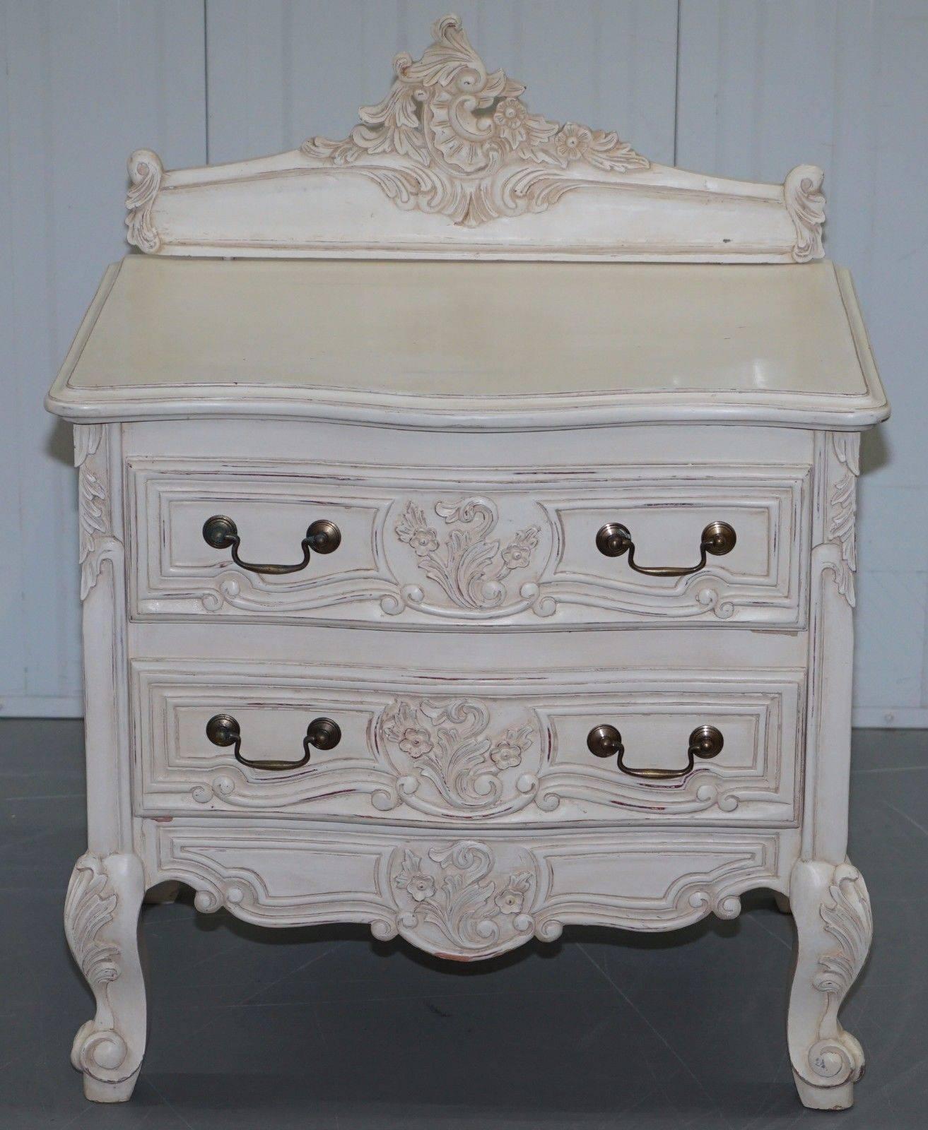 shabby chic bedside cabinets